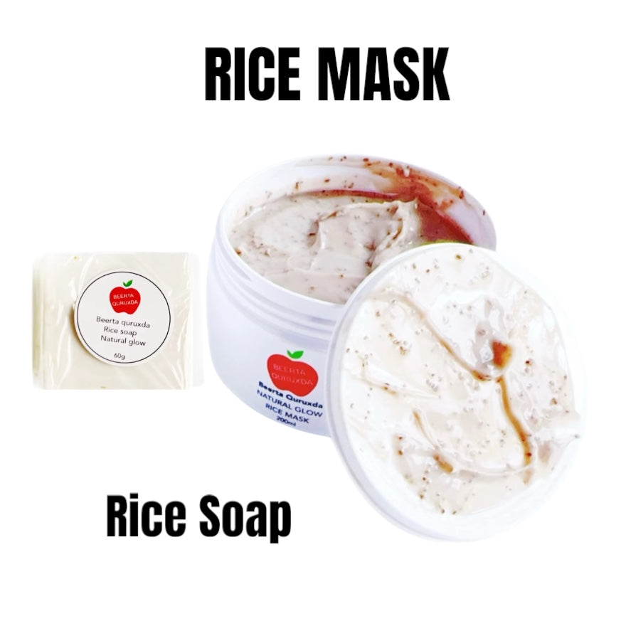 RICE FACE MASK WITH SOAP